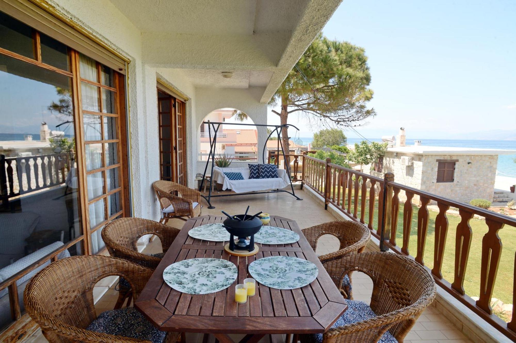 Antorina Beachfront Villas With Private Pools Kamari  Exterior foto